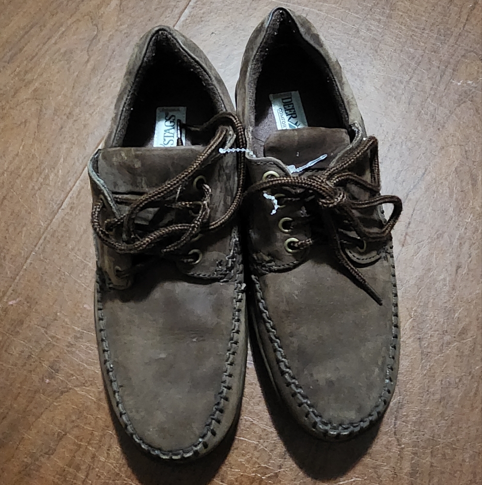Deer Stags Men's Dark Brown Boat Shoes